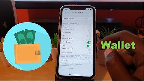 Access Wallet on Lock Screen iPhone 11 or iOS 13