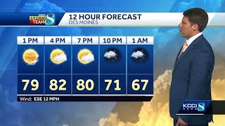 Videocast: Storm chances start late Saturday