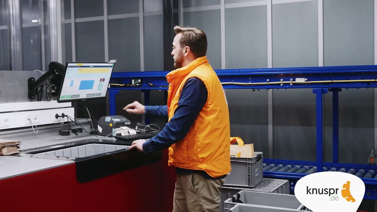 Der neue Autostore bei Knuspr.de