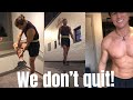 Injured, but we don’t quit!  Morning routine (caffeine-free life) day 97