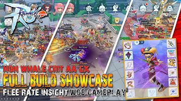 Ragnarok M: Classic GX non whale Crit AA GVG Full Build Showcase, Flee Rate Insight.