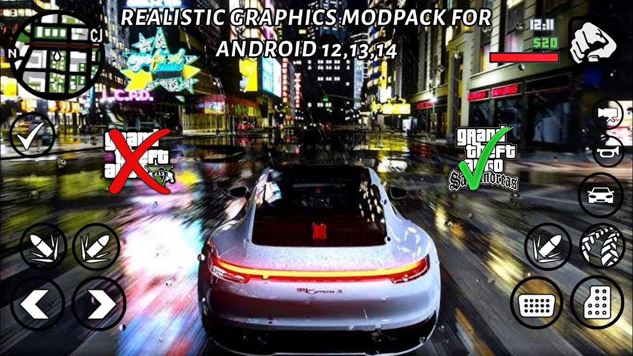 GTA San Andreas Definitive Edition Modpack For Android | Technical Yash ...