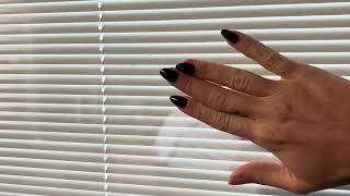 ODL Enclosed Blinds for Doors in Double Pane Tempered Clear Glass - Outer Frame Measurement 24" x 38