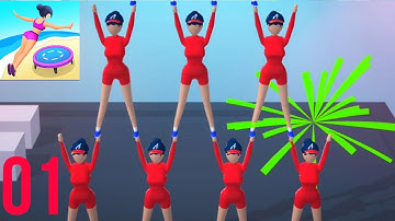 Flip Jump Stack!  update All Levels Gameplay Walkthrough part 01