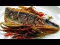 Thai Pan Fry SEA BASS & STIR FRY | How to cook fish recipe
