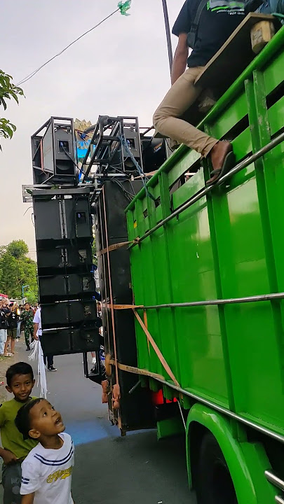 truk muat sound box planar!! #fyp #sound #soundsystem #soundhoreg #karnavalsound #shorts