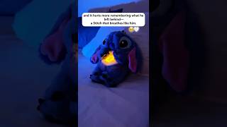 What does it feel like to hug a breathing Stitch #disney #stitch