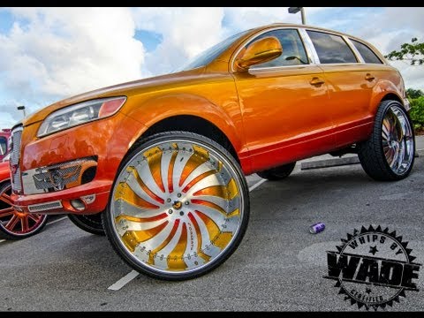Candy Gold Fade Audi Q7 on 32