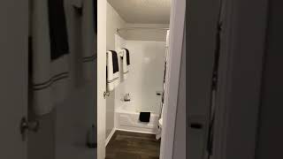 Check out the renovated 2 bed 2 bath apartment model at Brooks Crossing Apartments!