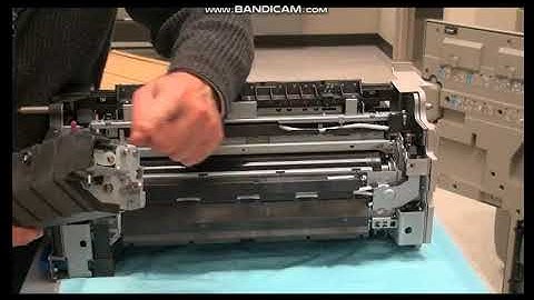 Fuser cleaning unit replace