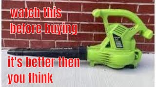 Portland 3 & 1 leaf blower watch this before buying is it any good ?