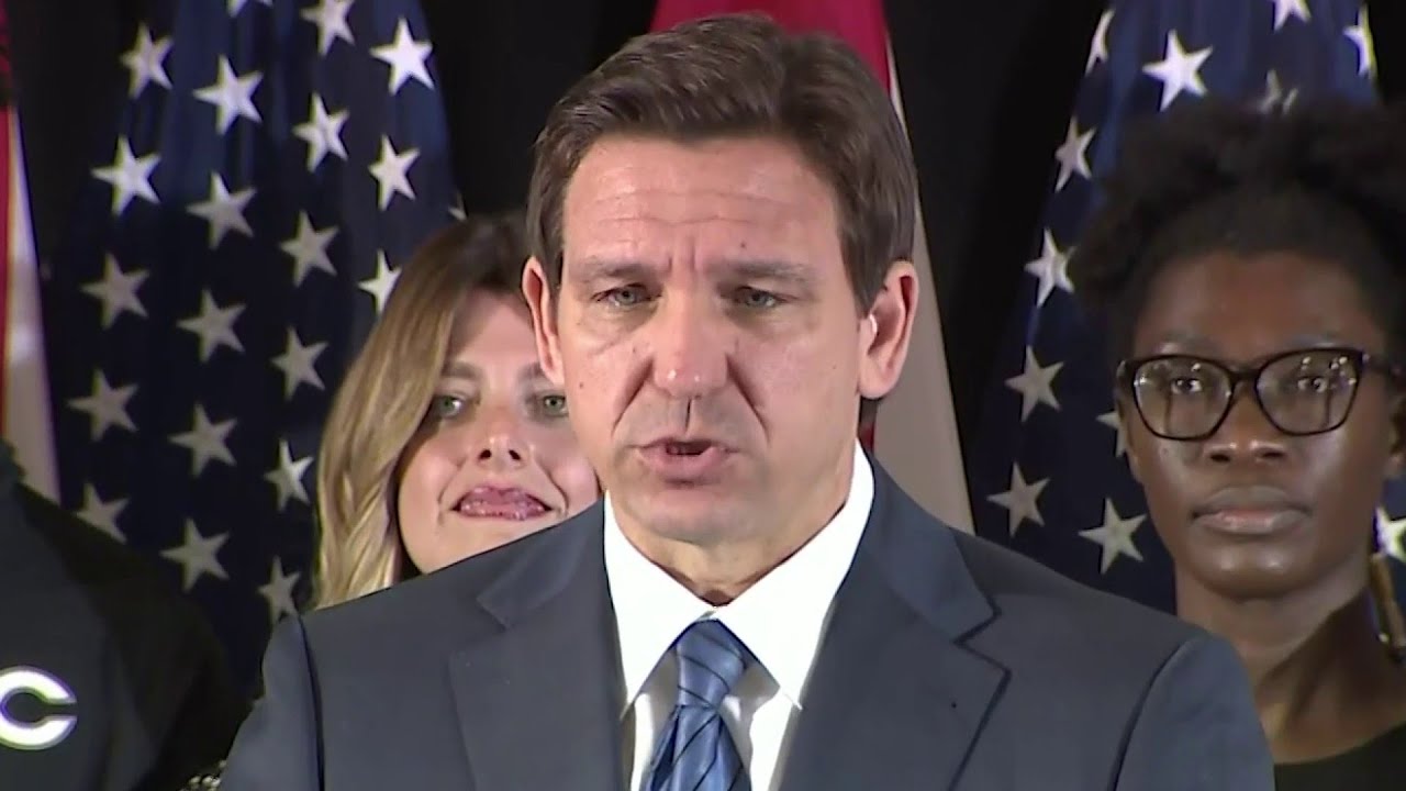 Florida Gov. DeSantis signs school voucher bill into law - YouTube