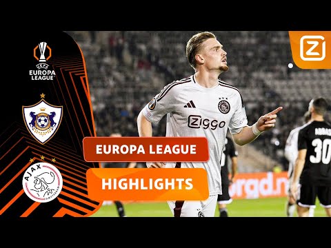 AJAX PROFITEERT OPTIMAAL VAN VROEG OVERTAL!?| Qaraba? vs Ajax | Europa League 2024/25 | Samenvatting