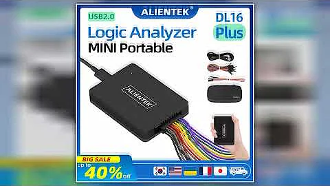 ALIENTEK Logic Analyzer DL16 250MHz Max Sample Rate 16Channels Logic Analyzer Tools ARM FPGA Debug