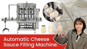 Solidpack - Automatic cheese/tomato/sala sauce filling line,servo motor piston pump filling machine