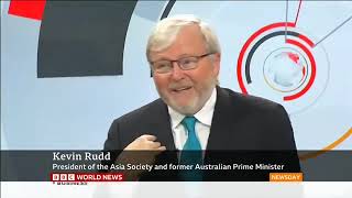 Kevin Rudd speaks to BBC Newsday about managed strategic competition between the US & China