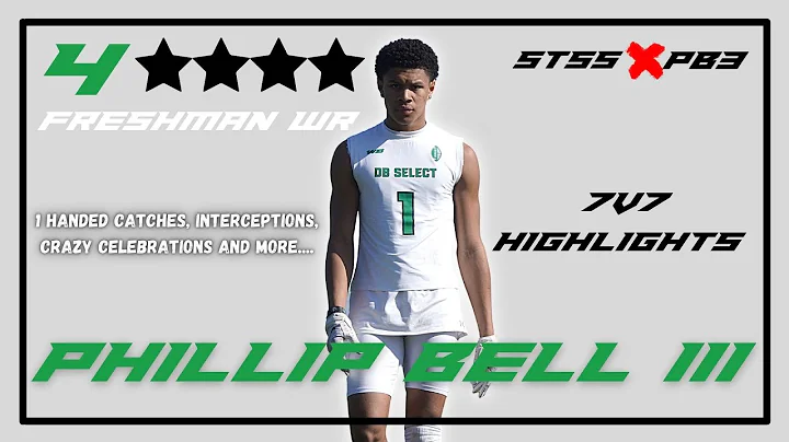 Highlights Of 4 Freshman WR Phillip Bell III - Cra...