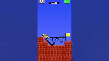 22 level #drawbridge game video #shorts