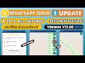 Gold whatsapp a to z all settings in 2023  gold whatsapp features gold whatsapp download v 21