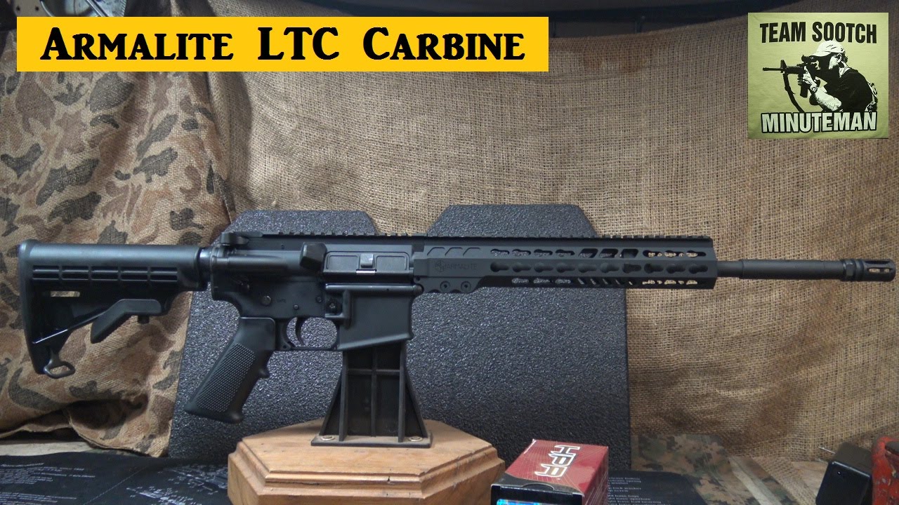 Imponerende Saga Continental New Armalite LTC AR-15 Carbine - YouTube