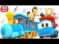 Cante com Léo o caminhão! Compilação dos melhores desenhos animados com música infantil educativa
