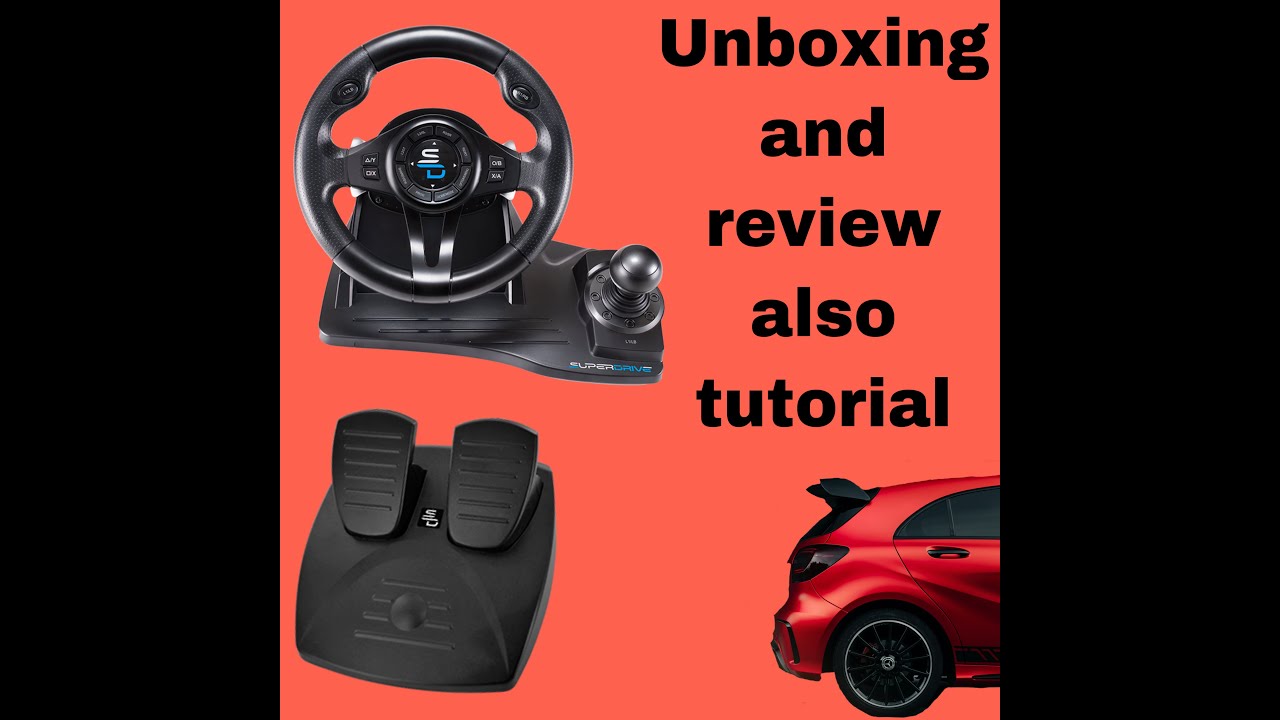 Superdrive - GS550 Racing steering wheel unboxing and review