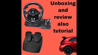 Superdrive - GS550 Racing steering wheel unboxing and review screenshot 2