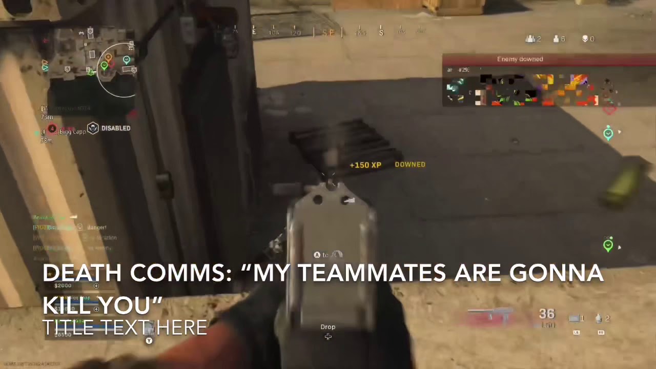 When trash talking goes wrong - death comms - COD Warzone rebirth