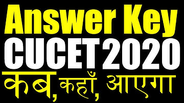 CUCET Answer Key & Solutions ??