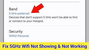 How to Fix 5GHz Wifi Not Showing & Not Working Problem in Any Android Phone