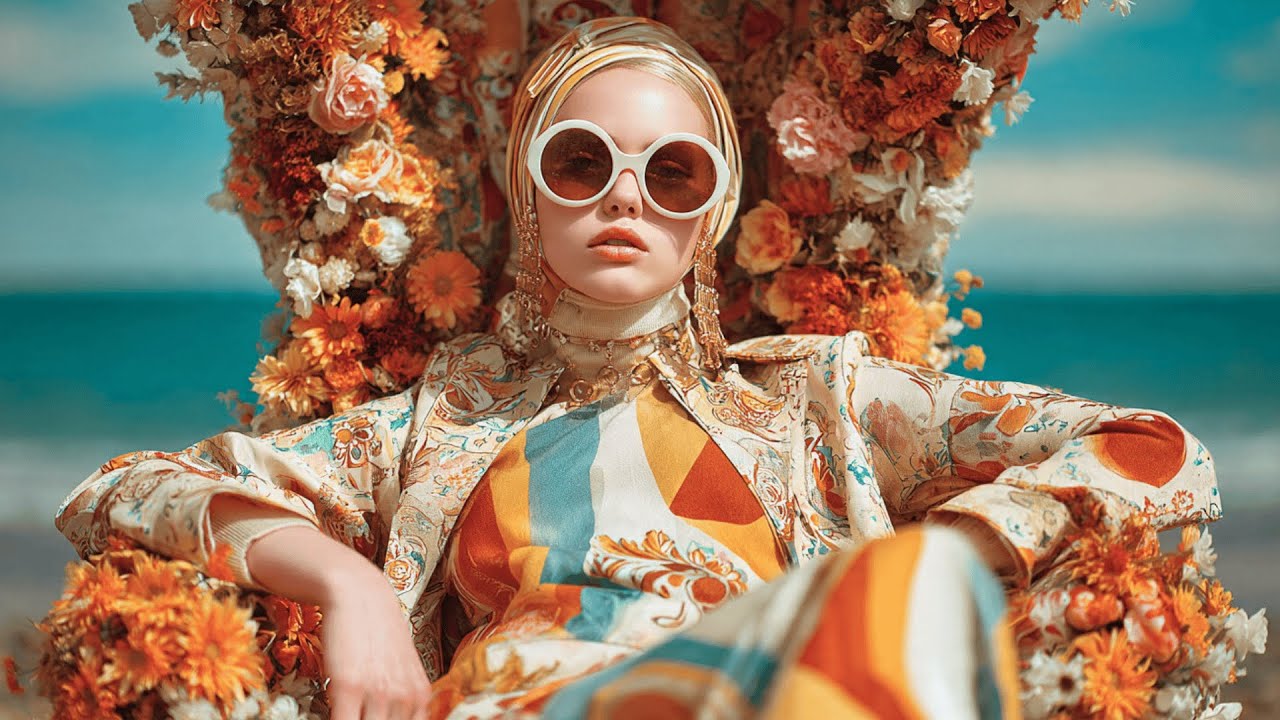 Сюрреалистическое видео с использованием ИИ • Плавучая модная магистраль | 4K