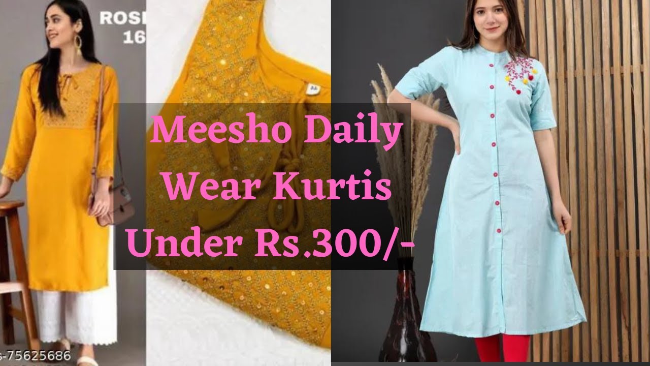 function wear kurtis women kurti ladies below 300 modern kurties stylish  short daily dress heavy for