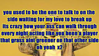 CHRIS BROWN_ GRASS AINT GREENER(LYRICS ON SCREEN)