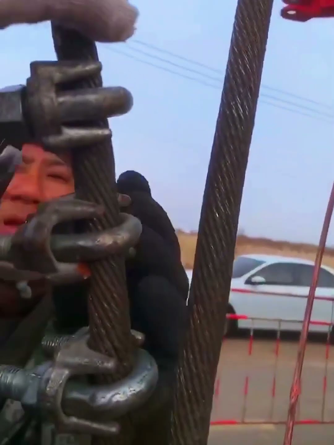 Loop rope fastening process