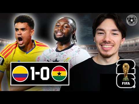 Colombia Dominate The Black Stars, Luis Suarez Redemption Game |  Colombia 1 Ghana 0 Reaction