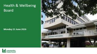 Health and Wellbeing Board - 15 June 2026