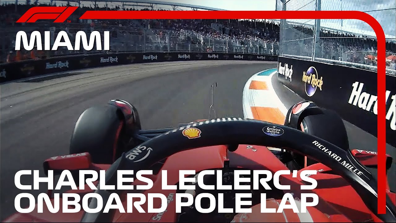 Charles Leclercs Pole Lap 2022 Miami Grand Prix Pirelli