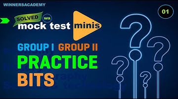 TSPSC Group 1 Prelims Mock Test  Minis Part 01 - Key  and Explanation  [ solved Practice Questions ]