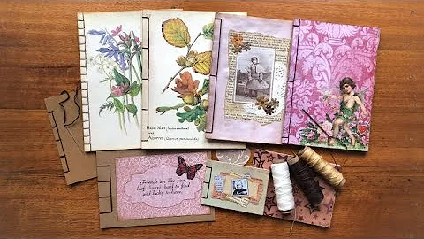 How to Bind SINGLE SHEETS of Paper Together - Japanese Binding Tutorial