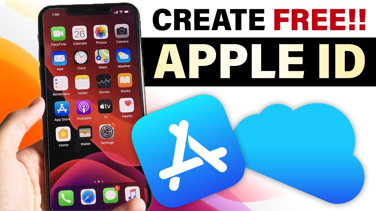 apple id ฟรี  Update  How To Create Apple ID on iPhone, iPad 2020! (FREE iCloud/Appstore Account) Without Credit Card