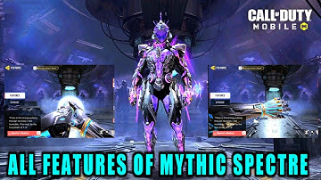 All Features of Mythic Spectre Complete details | Mythic Spectre Level 7 Upgrades CODM