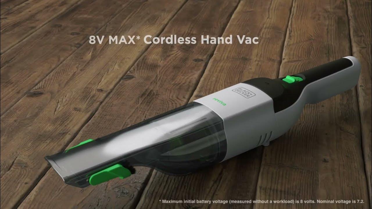 Brand New Black & Decker Reviva 8V MAX Dustbuster Cordless Hand Vacuum