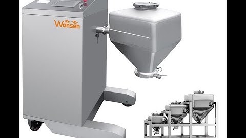 Wonsen Lab scale blender with exchangeable bin