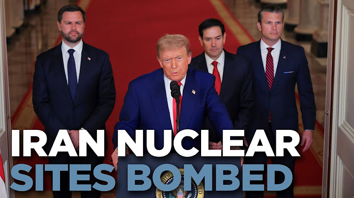 Trump Says US BOMBED IRAN | NEWSNATION