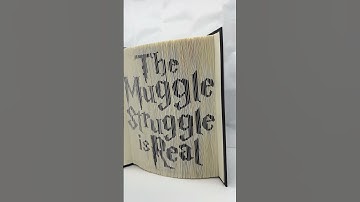 Shadow Cut & Fold - https://nelisnook.etsy.com #bookart #bookcraft #bookfolding