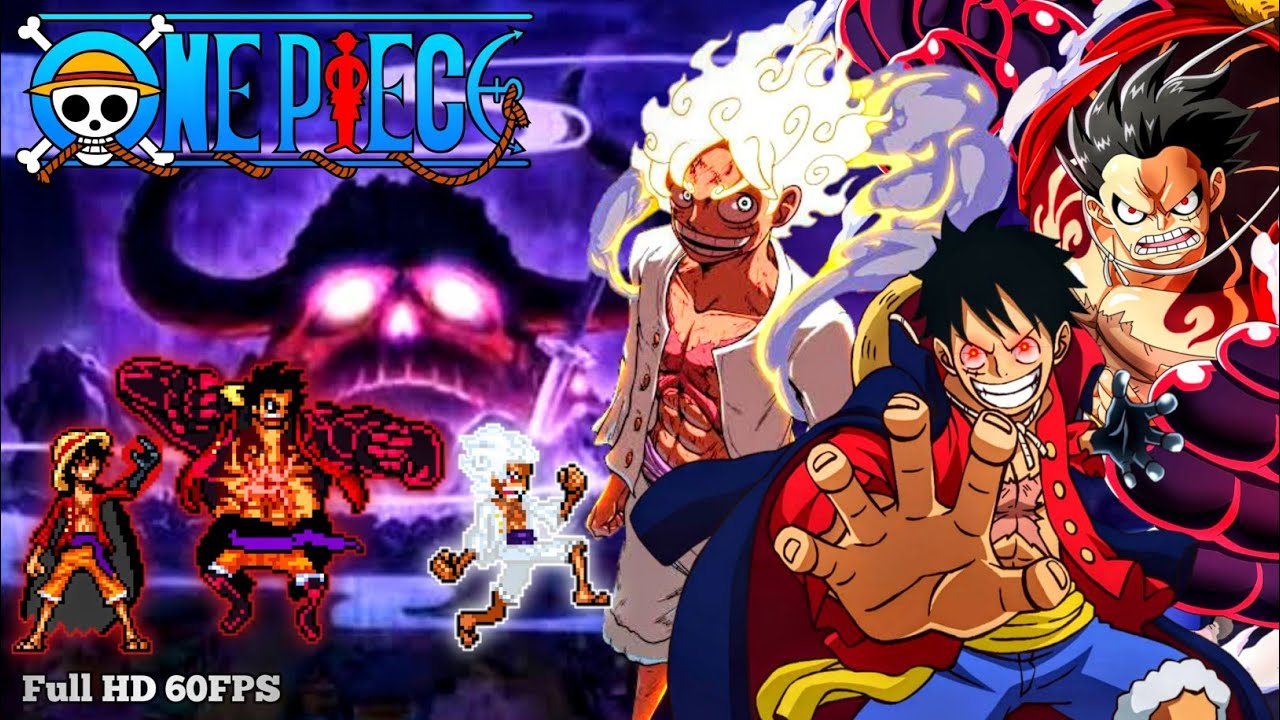 EVOLUTION OF LUFFY'S GEAR THIRD IN ONE PIECE GAMES MUGEN 