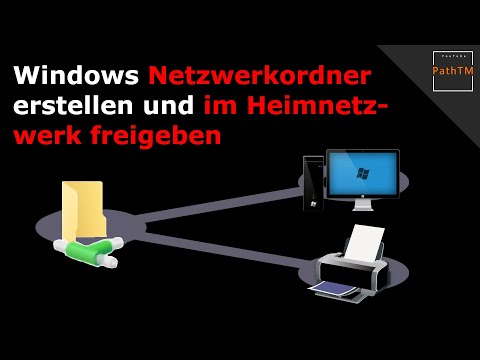 Video: So Erstellen Sie Einen Ordner Im Lokalen Netzwerk