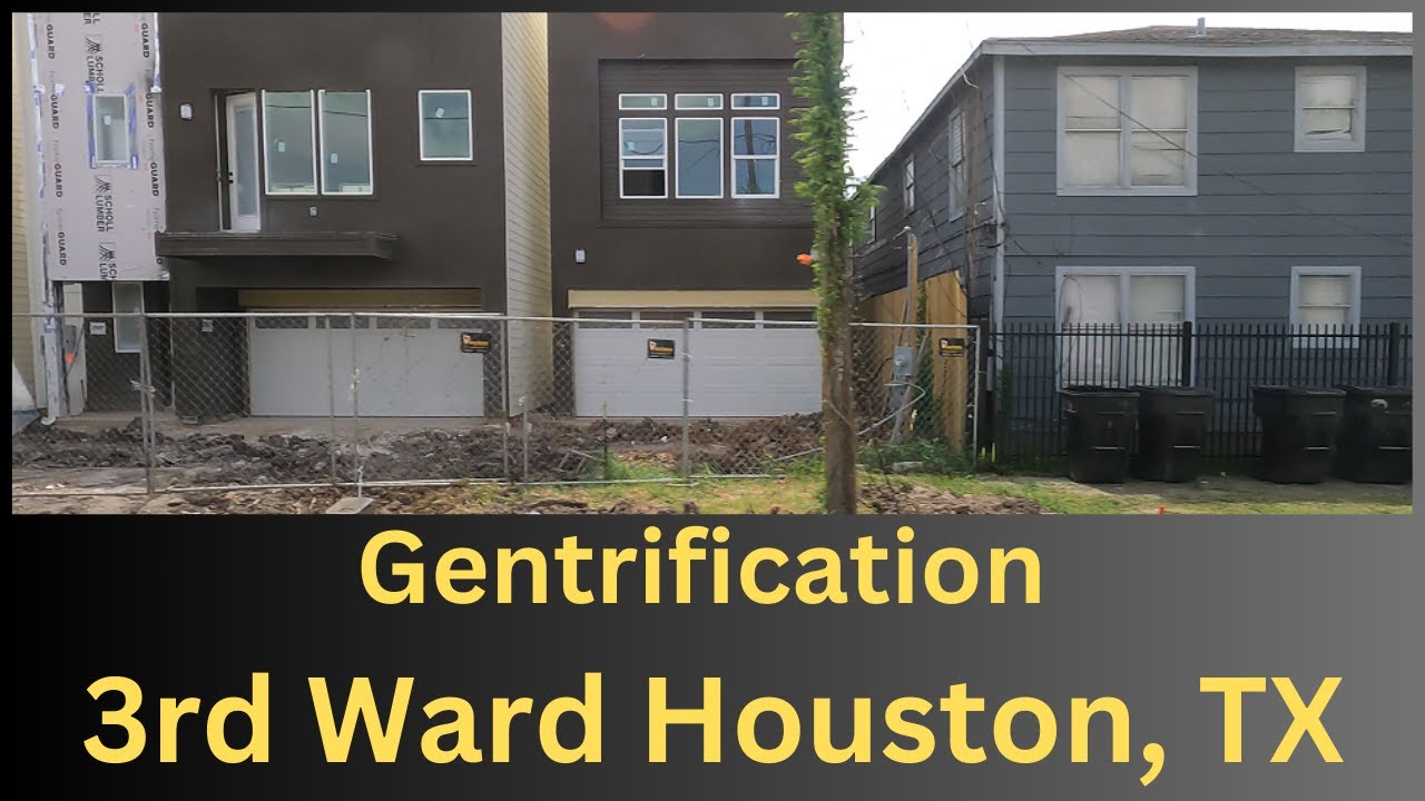 Gentrification of the 3rd Ward Houston, TX Dash Cam Drivning Tour in