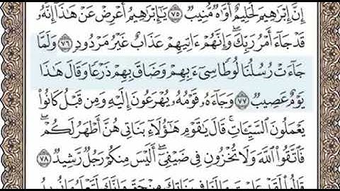 سورة هود الصفحة 230 الشيخ محمد صديق المنشاوي