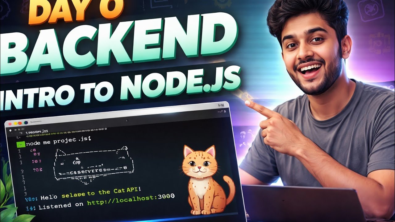Day-0 of Backend (introduction to node.js) - YouTube
